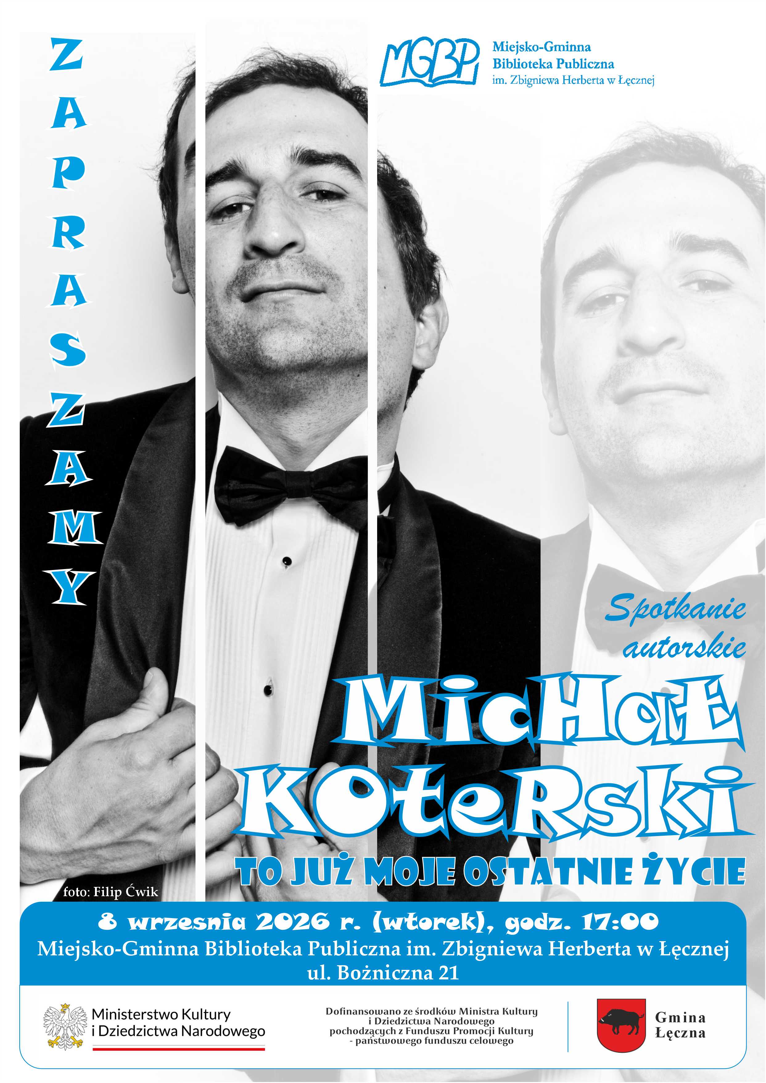 michał koterski spotkanie autorskie plakat ok