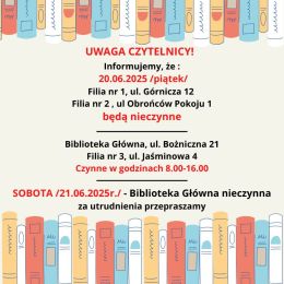 Uwaga Czytelnicy !