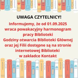 Uwaga Czytelnicy !