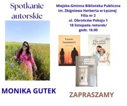 Zaproszenie na spotkanie autorskie